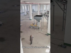 4TPH 이중 롤러 과립기 복합 비료 생산 라인 설치 중