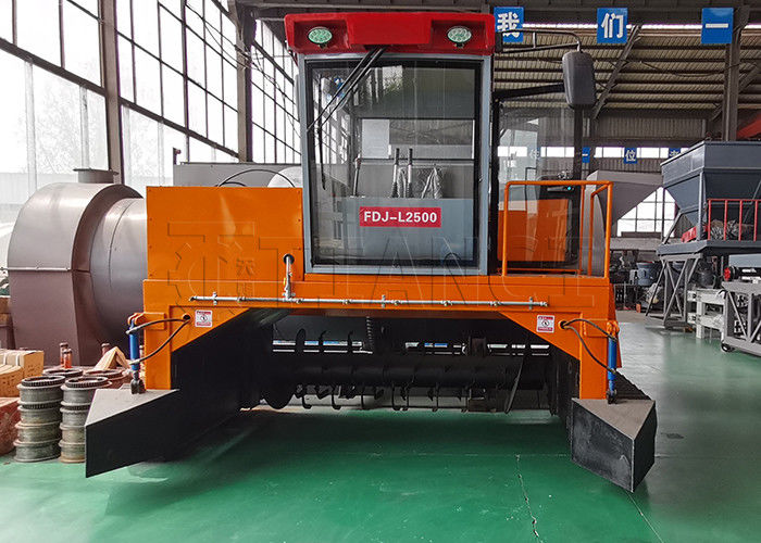 유기농 비료 발효 콤포스트 기계 크롤러 유형