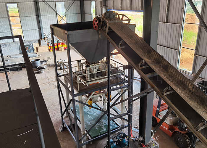 과립 크기 2-10mm 복합 비료 제조 라인 (이중 롤러 압출 과립기 포함)