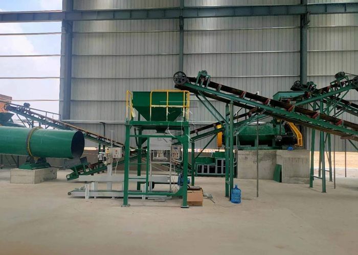 덩어리 형태의 비료 Granulator Plant 유기농 비료 생산 라인