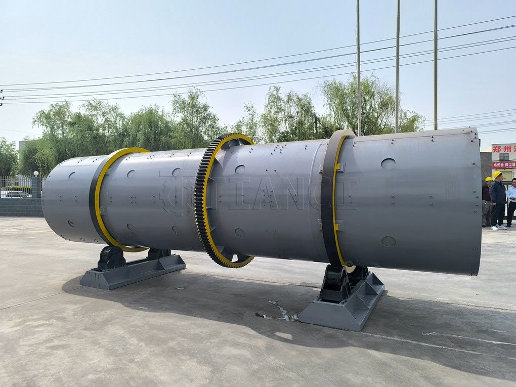 MAP 과립 결정 단일 암모늄 복합 비료 공장을 위한 과립화 드럼이 있는 회전 드럼 과립기 생산 라인