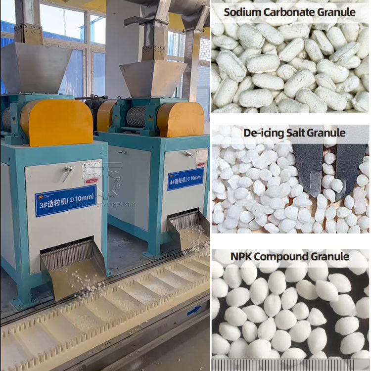 러시아 레드 MOP 드라이 롤 프레스 Granulator 기계 러시아 레드 MOP 추출 Granulation 생산 라인