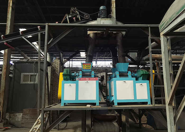 Fertilizer Granulating Machine Chicken Manure Extrusion Granulation Production Line with High Speed Homogenizer