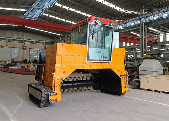 유기질 비료 발효 장비 퇴비 턴너